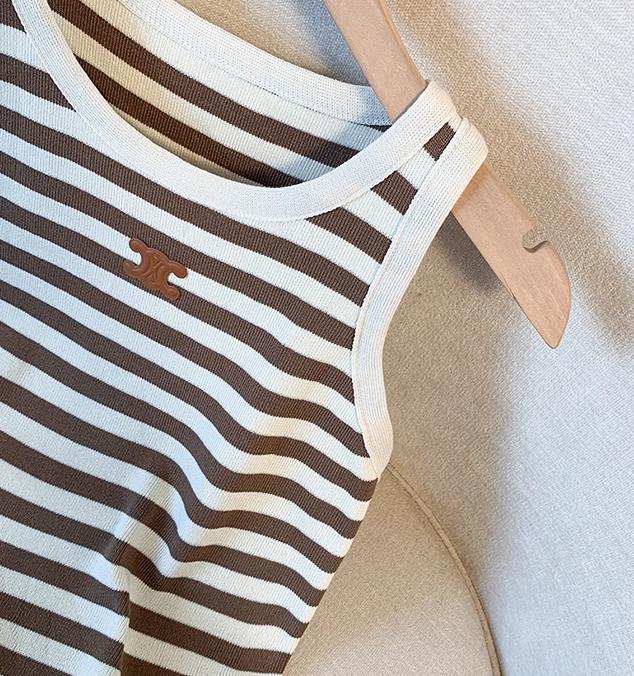 【tops】3色ボトムスニットキャミソール F7573