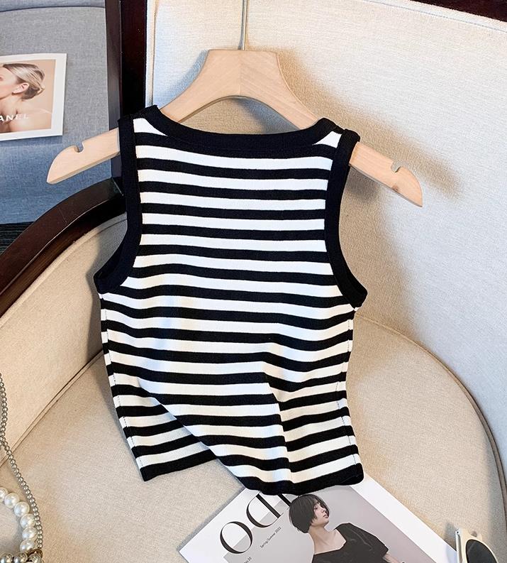 【tops】3色ボトムスニットキャミソール F7573