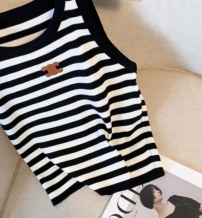 【tops】3色ボトムスニットキャミソール F7573