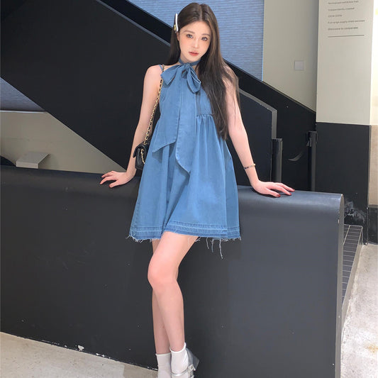 【dress】デートデニムキャミワンピースワンピースG21724