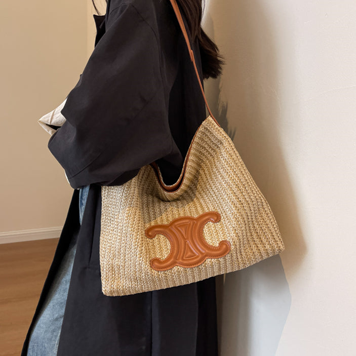 【小物】OL通勤大容量カゴバッグG21741