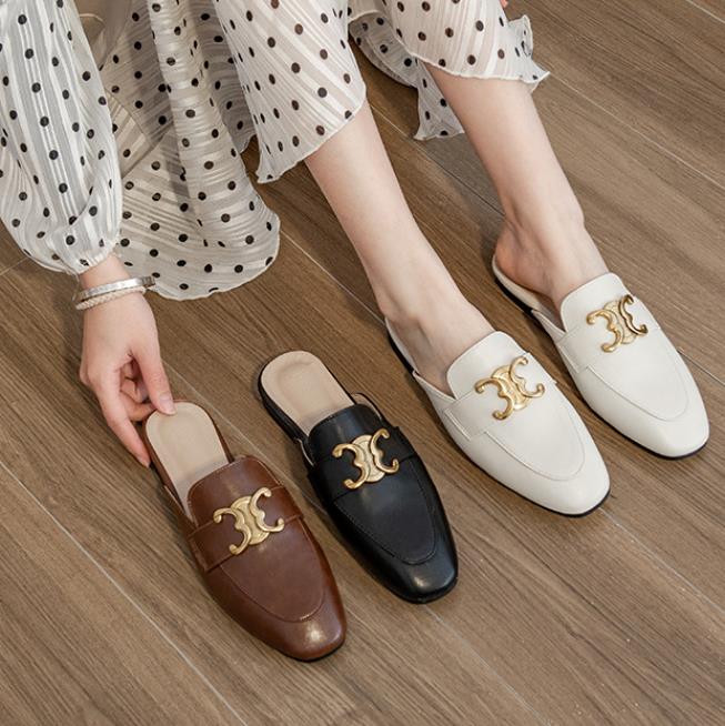 【shoes】3色履きやすいフラットシューズF7581