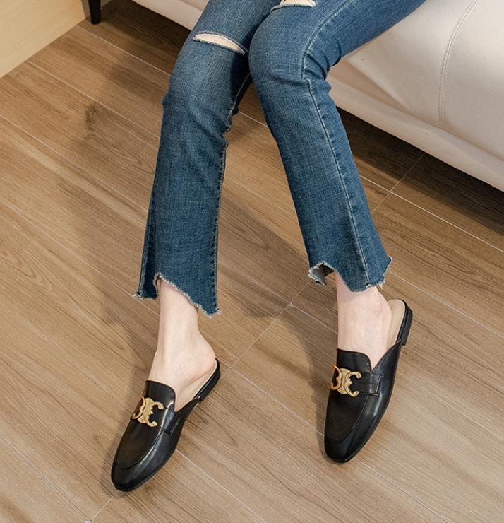 【shoes】3色履きやすいフラットシューズF7581