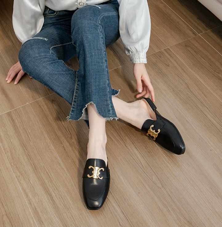 【shoes】3色履きやすいフラットシューズF7581