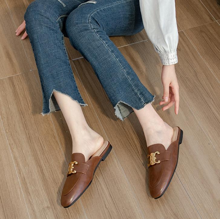 【shoes】3色履きやすいフラットシューズF7581