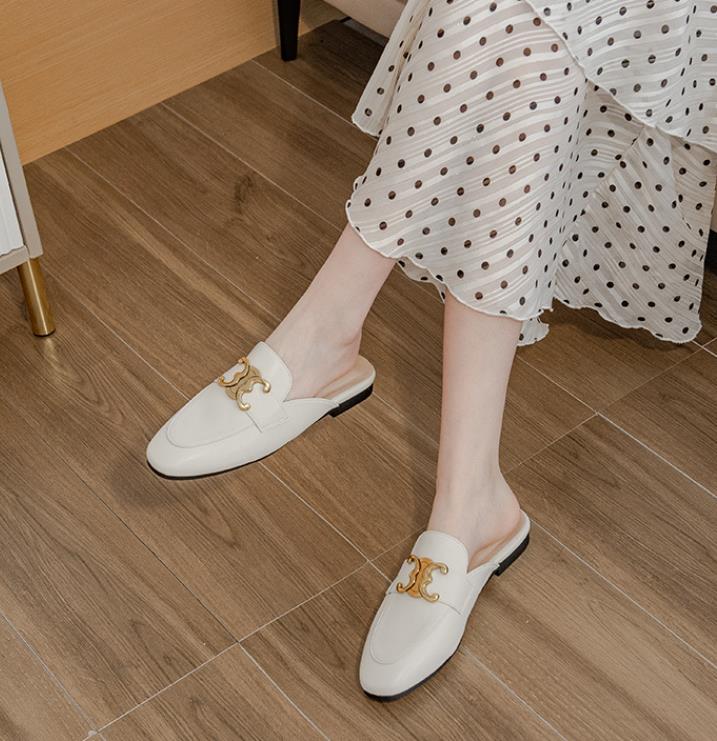 【shoes】3色履きやすいフラットシューズF7581