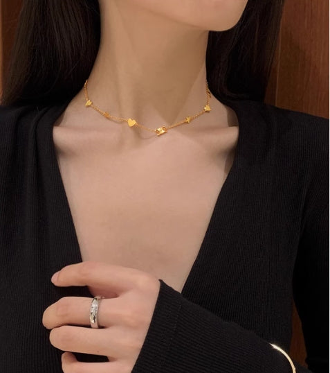 【小物】ブレスレット+ネックレスジュエリーセットG21751