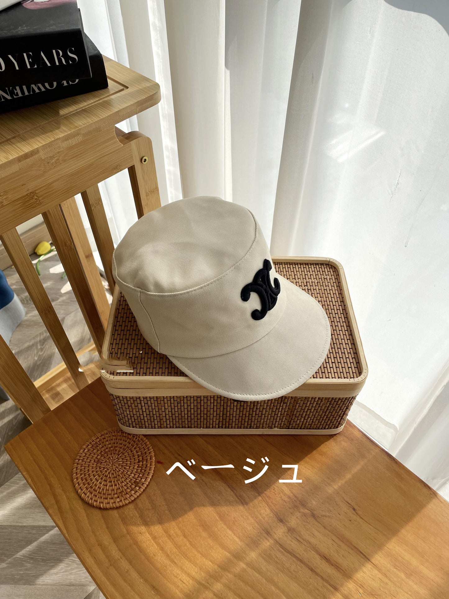 【小物】英字柄小顔効果 帽子G21760