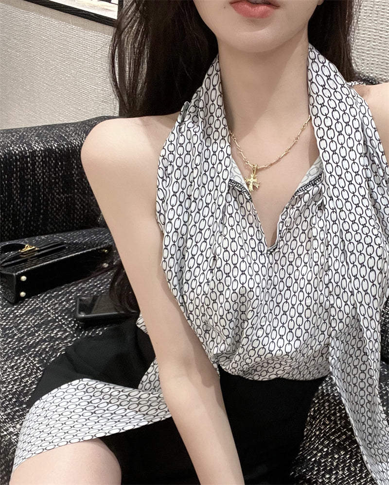 【tops】ノースリーブ ブラウスG21766