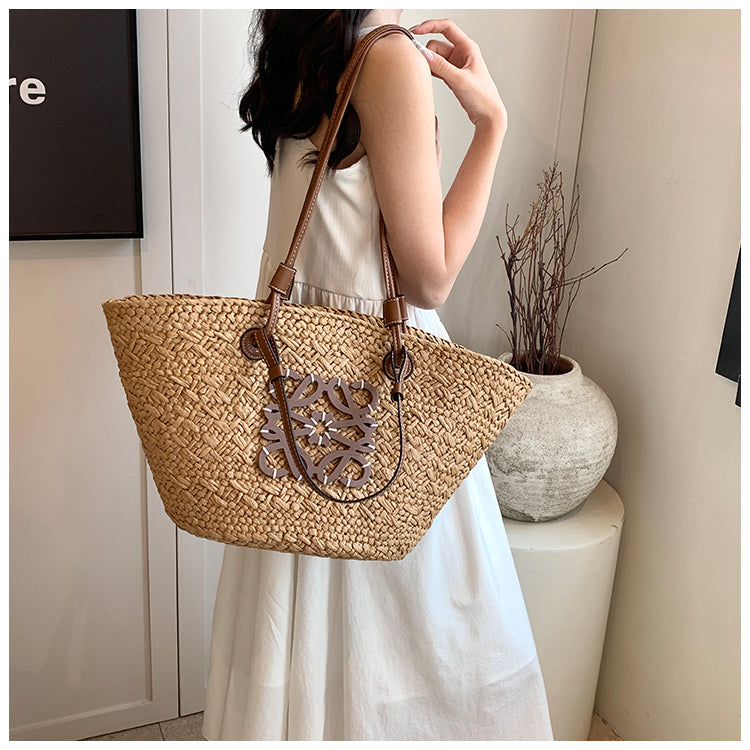 【小物】2タイプ選択可カゴバッグG21768