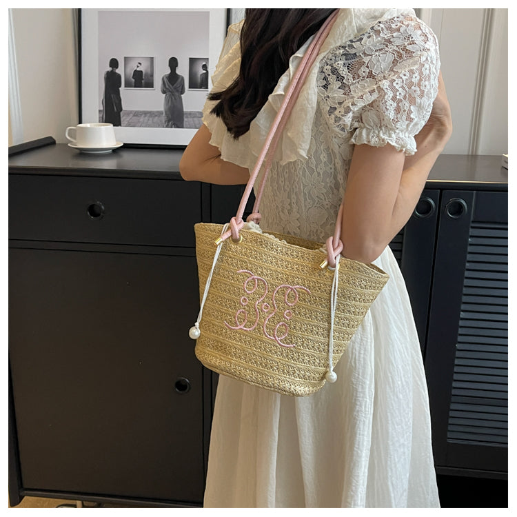 【小物】ファッションカゴバッグG21775