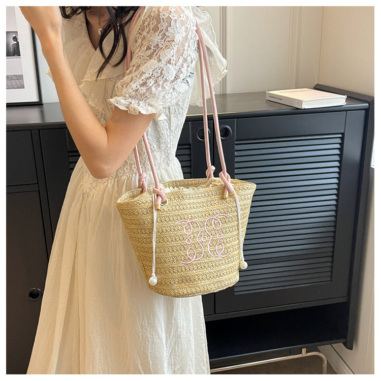 【小物】ファッションカゴバッグG21775