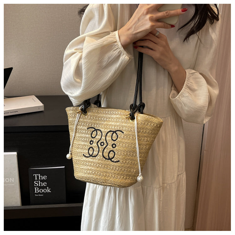 【小物】ファッションカゴバッグG21775