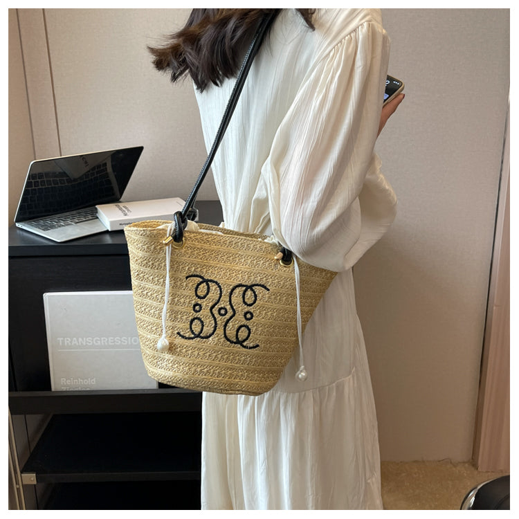 【小物】ファッションカゴバッグG21775