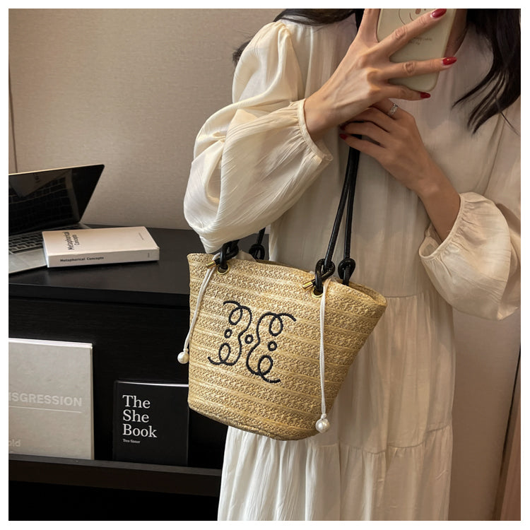 【小物】ファッションカゴバッグG21775