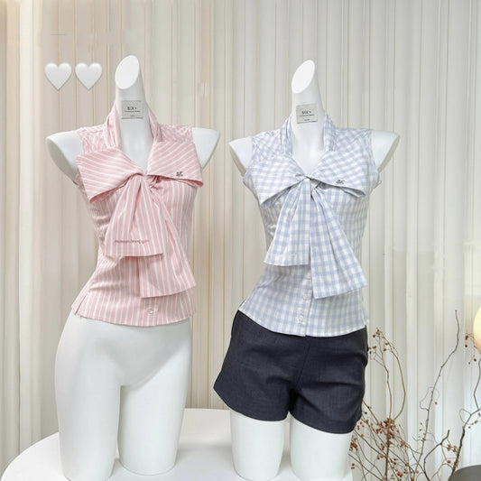 【tops】リボンブラウスG21805