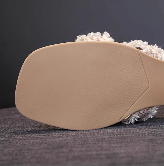 【shoes】ミドルヒールサンダルG21857