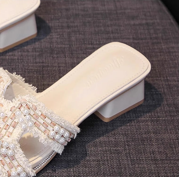 【shoes】ミドルヒールサンダルG21857