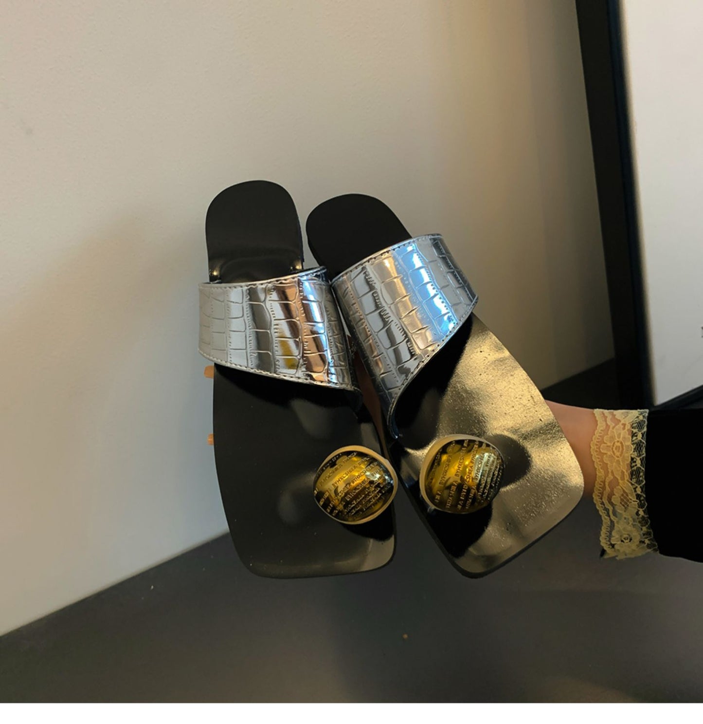 【shoes】3色スクエアトゥサンダルG21870