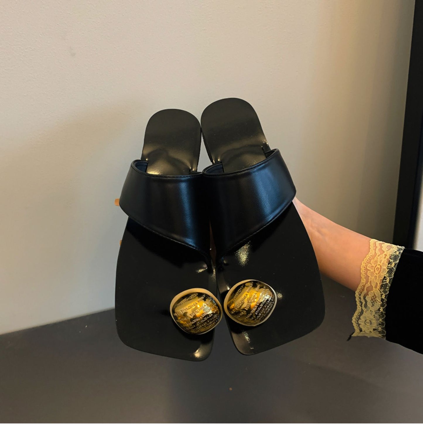 【shoes】3色スクエアトゥサンダルG21870