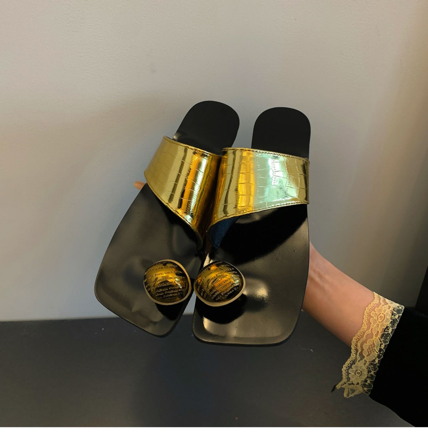 【shoes】3色スクエアトゥサンダルG21870