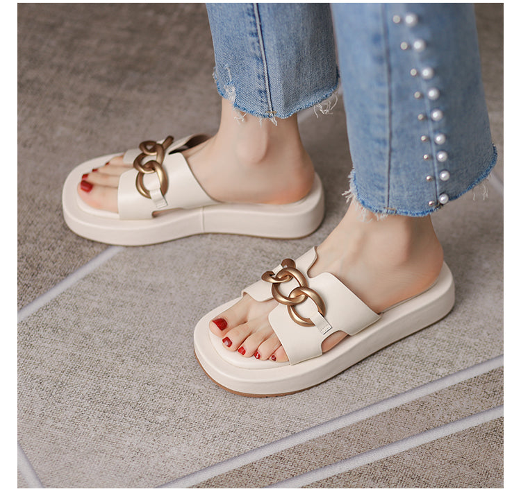 【shoes】2色選択可 厚底サンダルG21873