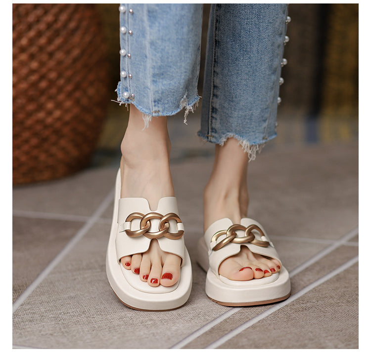 【shoes】2色選択可 厚底サンダルG21873