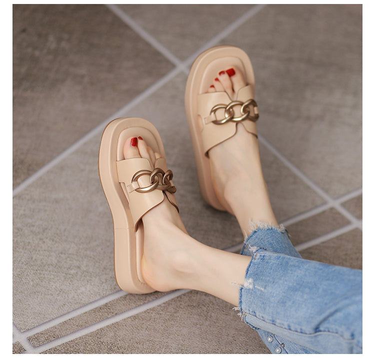 【shoes】2色選択可 厚底サンダルG21873