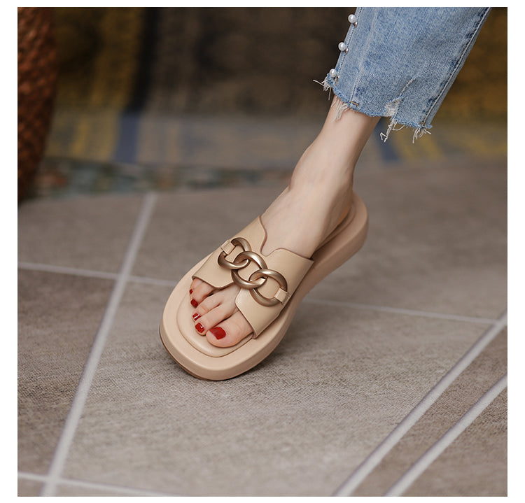 【shoes】2色選択可 厚底サンダルG21873