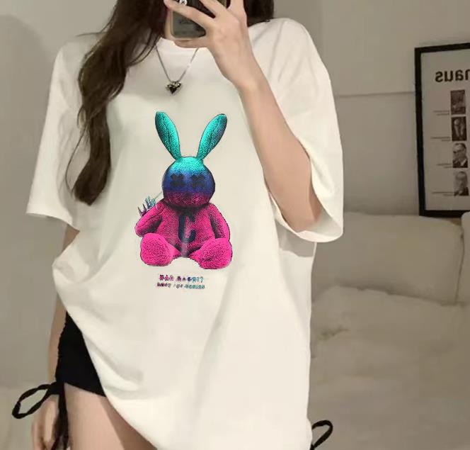 【tops】2色動物柄ＴシャツF7636