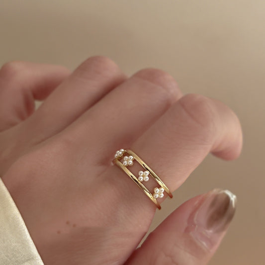 【小物】パール指輪アクセサリーG22033