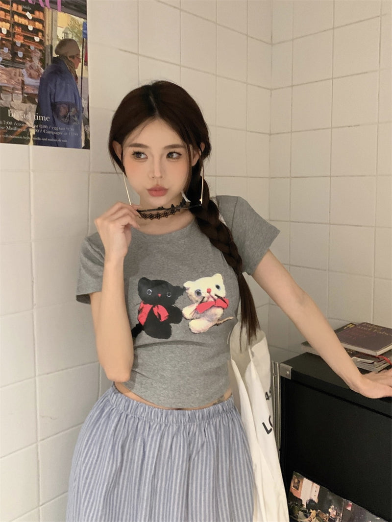 【tops】プリントTシャツG22054