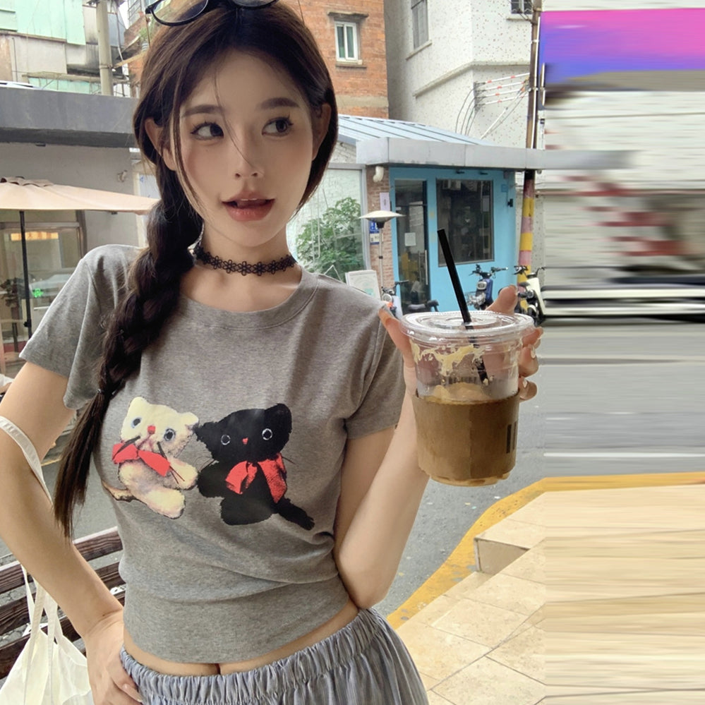 【tops】プリントTシャツG22054