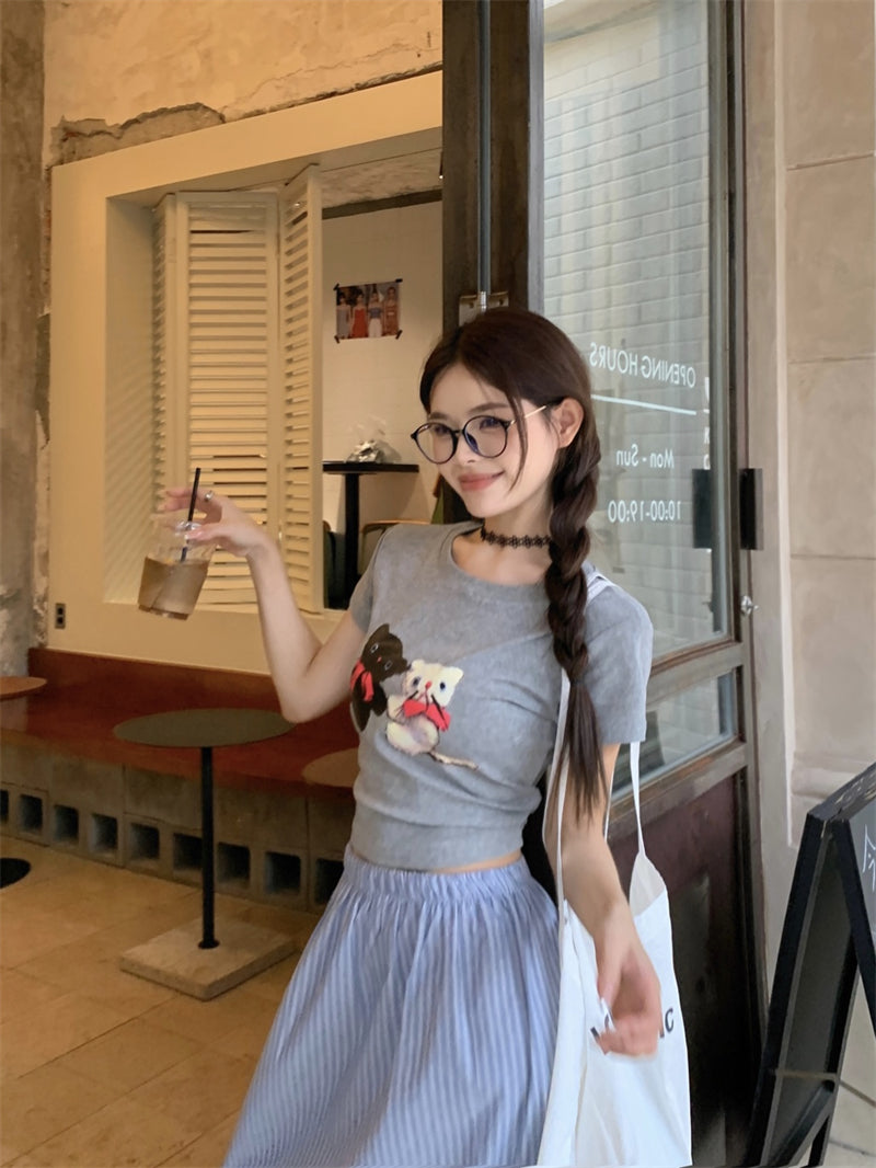 【tops】プリントTシャツG22054