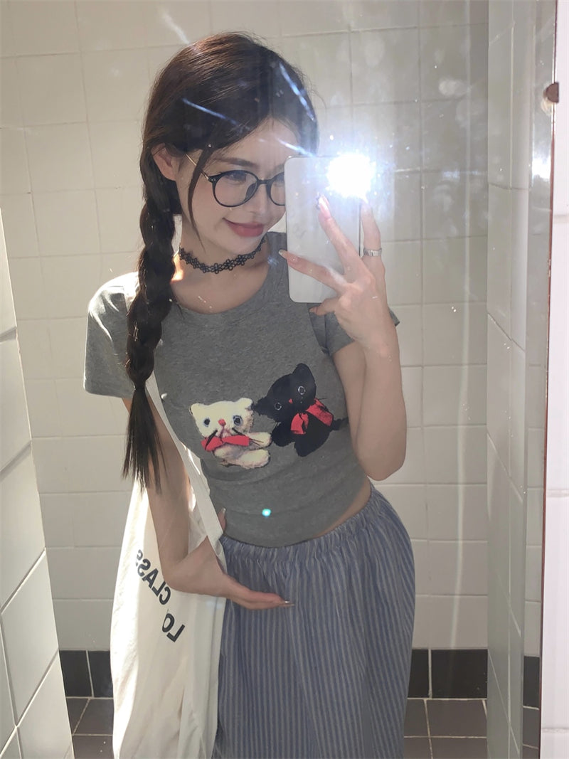 【tops】プリントTシャツG22054