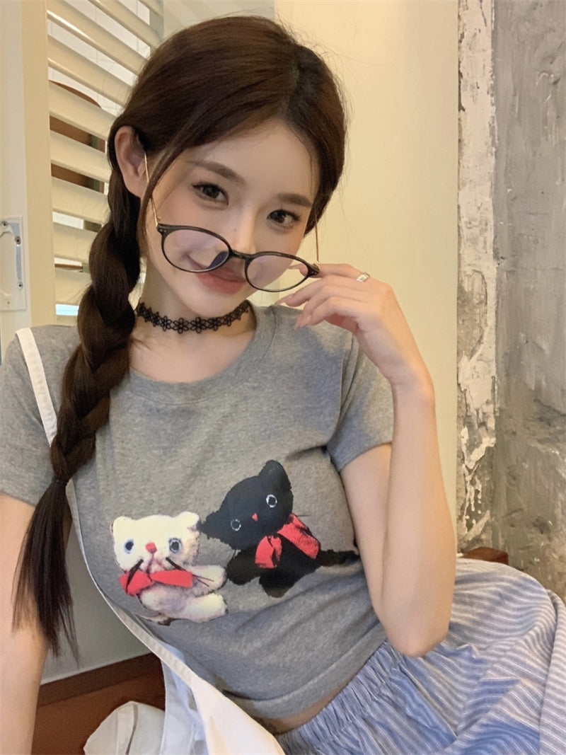 【tops】プリントTシャツG22054