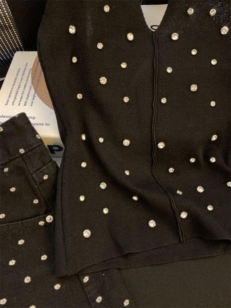 【tops】ダイヤモンドニットタンクトップG22066