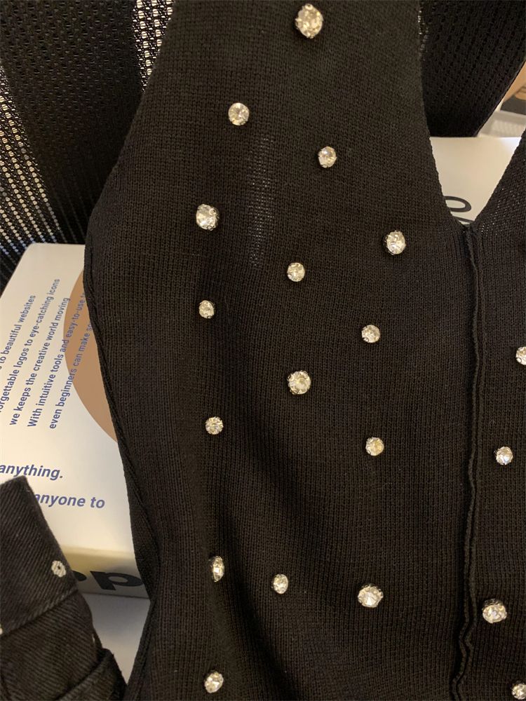 【tops】ダイヤモンドニットタンクトップG22066