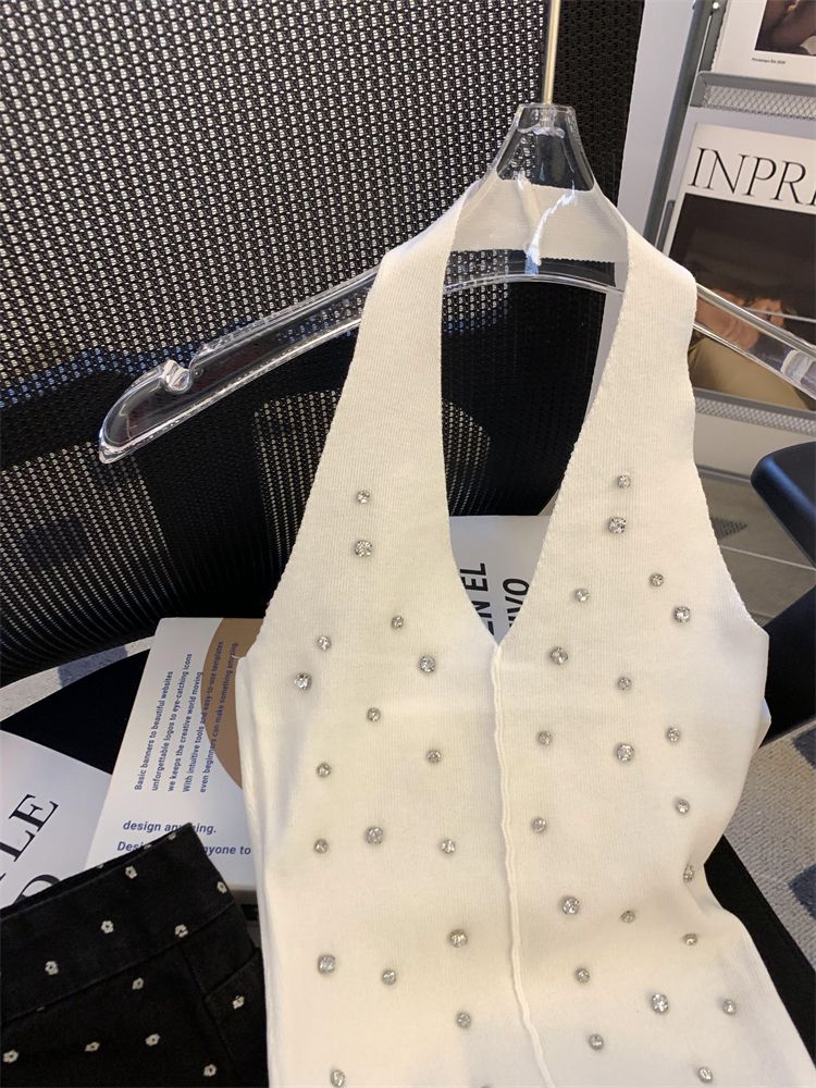 【tops】ダイヤモンドニットタンクトップG22066