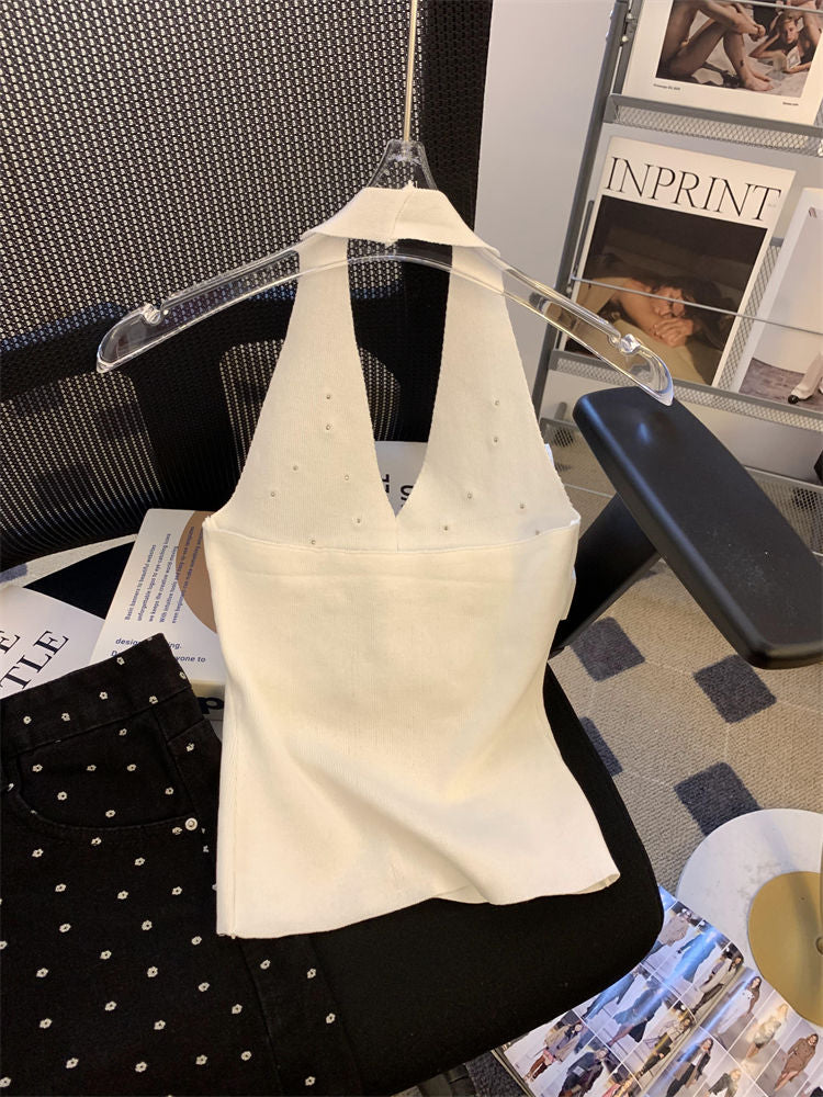 【tops】ダイヤモンドニットタンクトップG22066