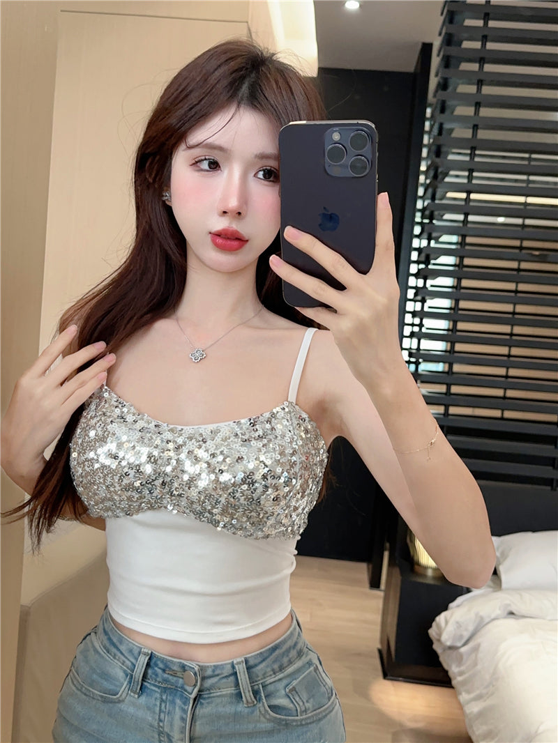 【tops】カップ付きキャミソールG22067