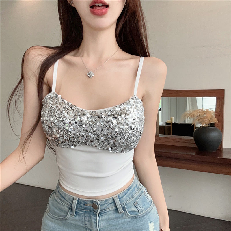 【tops】カップ付きキャミソールG22067