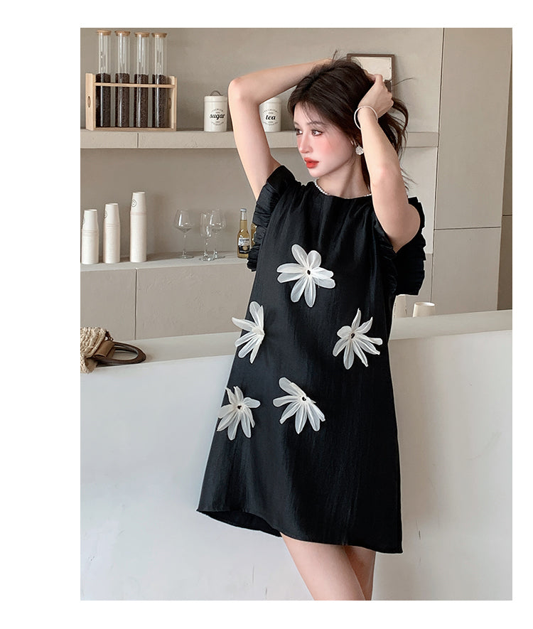 【dress】フレンチスリーブデートワンピースG22109