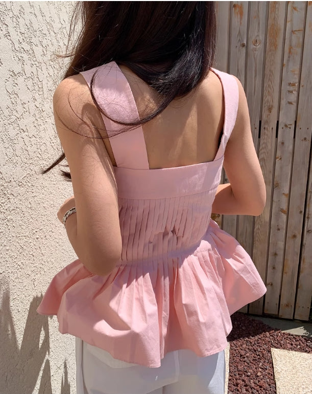 【tops】ペプラムタンクトップG22130