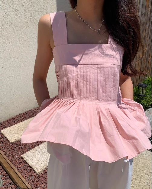 【tops】ペプラムタンクトップG22130