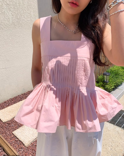 【tops】ペプラムタンクトップG22130