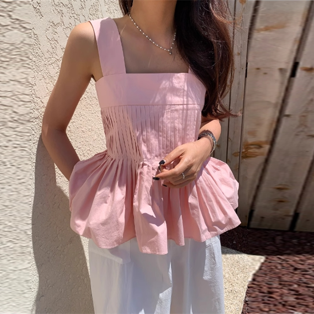 【tops】ペプラムタンクトップG22130