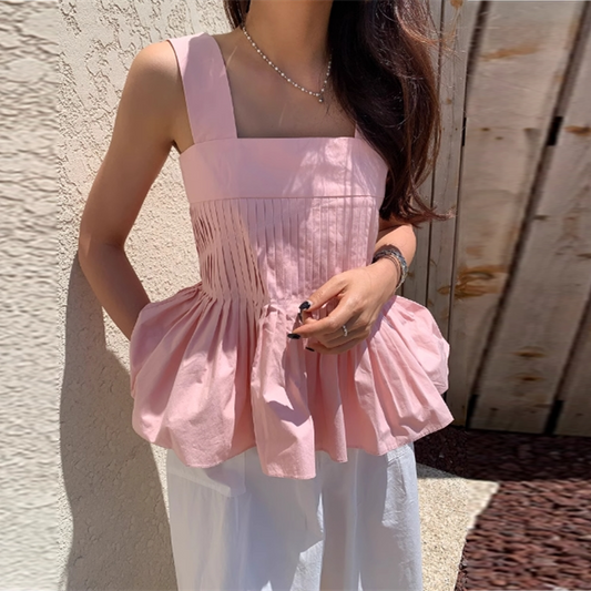 【tops】ペプラムタンクトップG22130