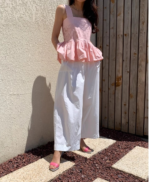 【tops】ペプラムタンクトップG22130