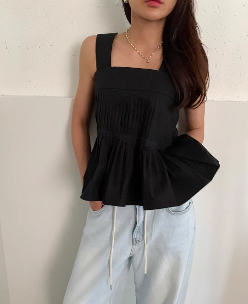 【tops】ペプラムタンクトップG22130